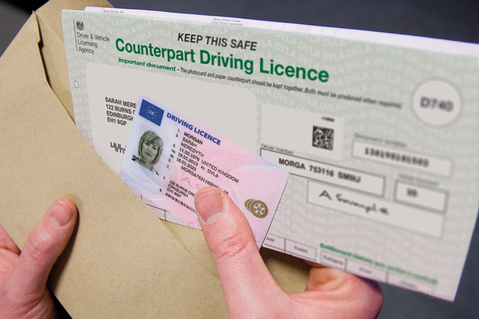Gov.UK/Check-Driving-License